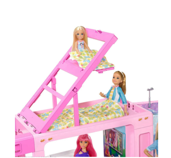 Barbie - Rulota de lux 3in1 cu accesorii