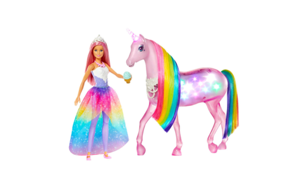 Barbie Dreamtopia - unicorn cu printesa papusa