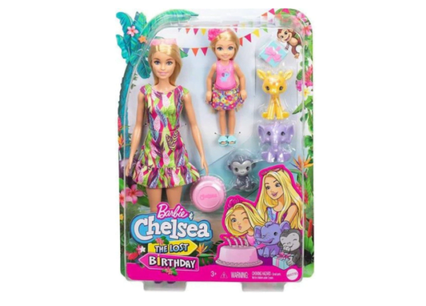 Set de joaca Barbie si Chelsea - cu animale si accesorii