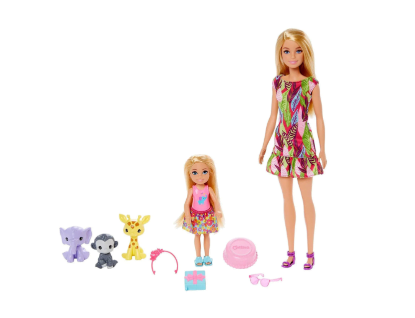 director short Execute Set de joaca Barbie si Chelsea - cu animale si accesorii