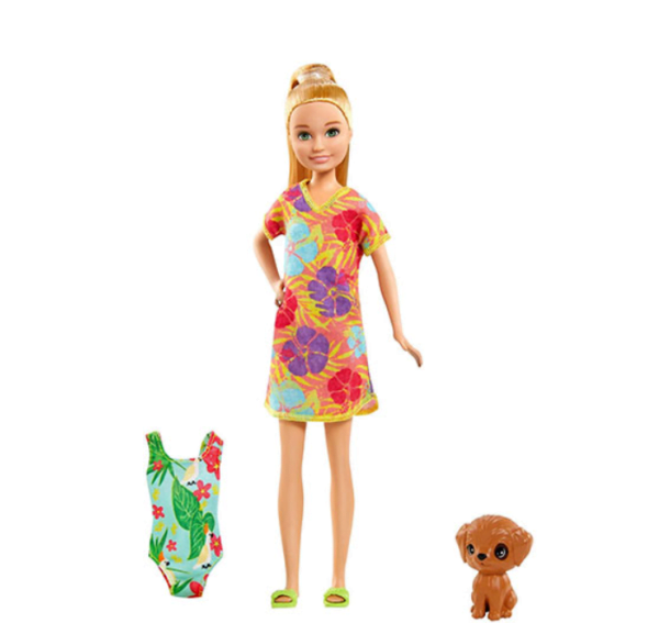 Barbie The lost birthday Stacie - Papusa cu pui de caine