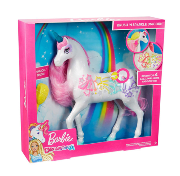 Barbie Dreamtopia - Unicorn cu culori magice