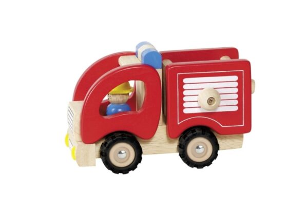 Masina de pompieri - Jucarie lemn - Joc de rol